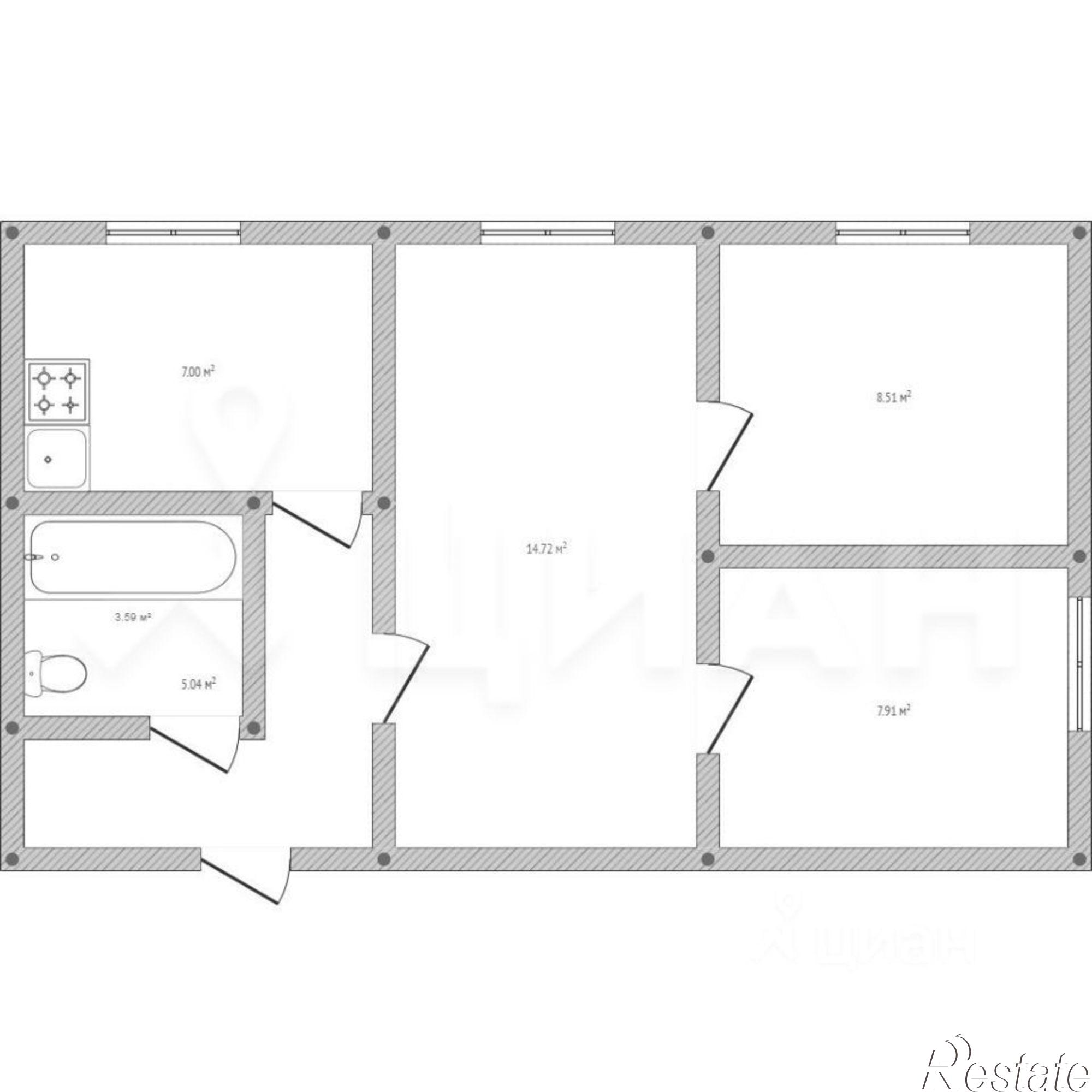 Купить квартиру за 3 800 000 рублей на улица Кирова, 192