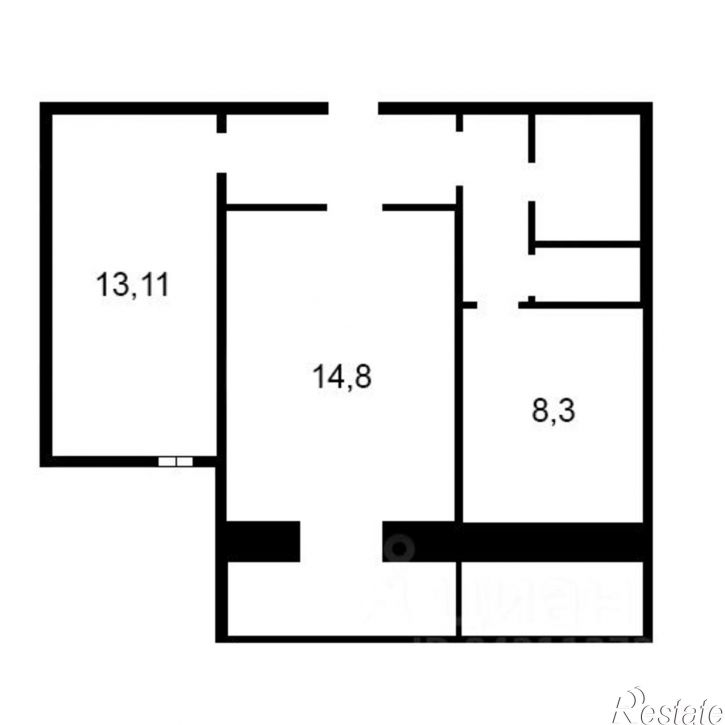 2-комн квартира улица Вильямса, 38,  д. 38
