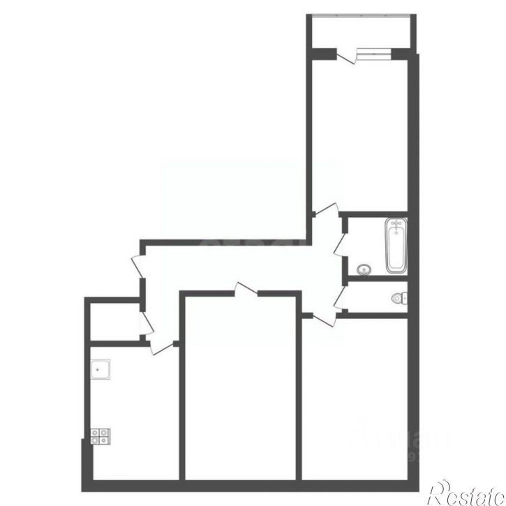 3-комн квартира ул Серебровская, 16Б,  д. 16Б