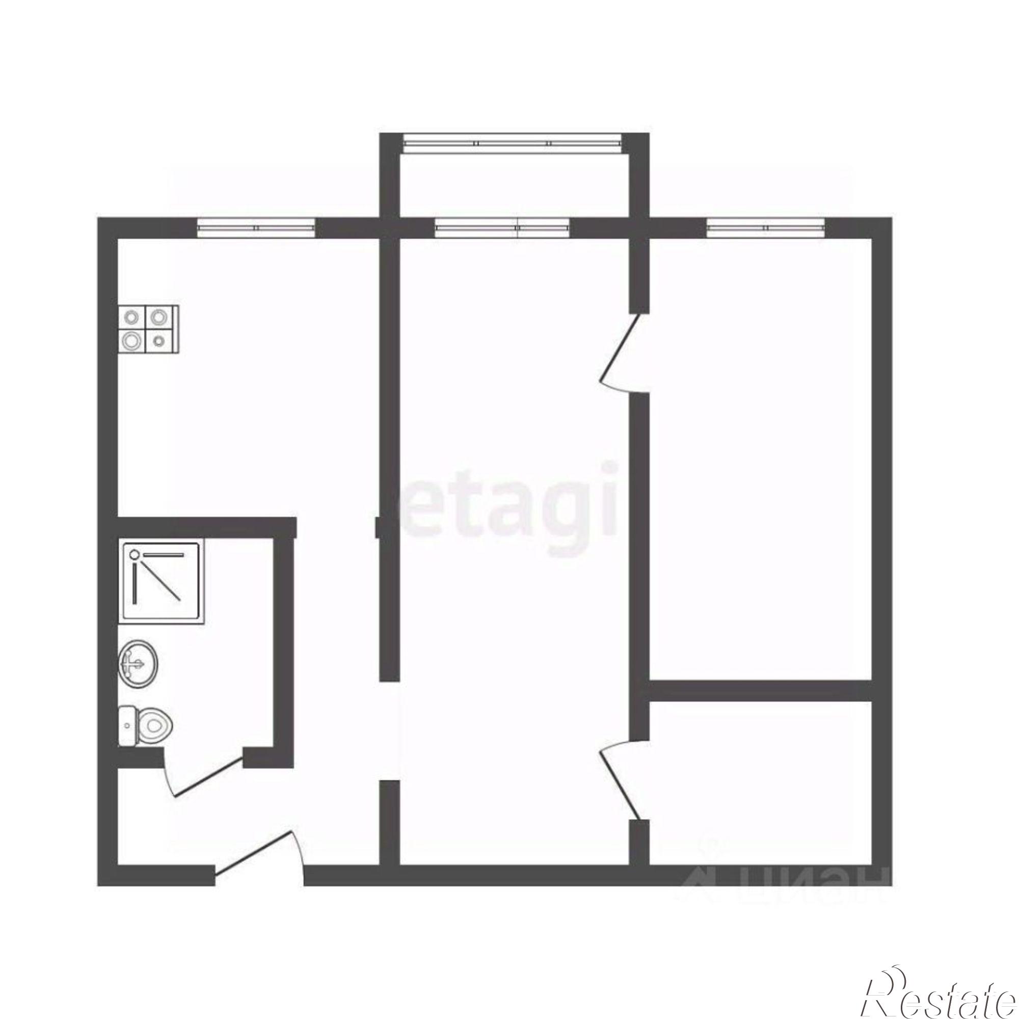 Купить квартиру за 3 590 000 рублей на Одоевское шоссе, 98