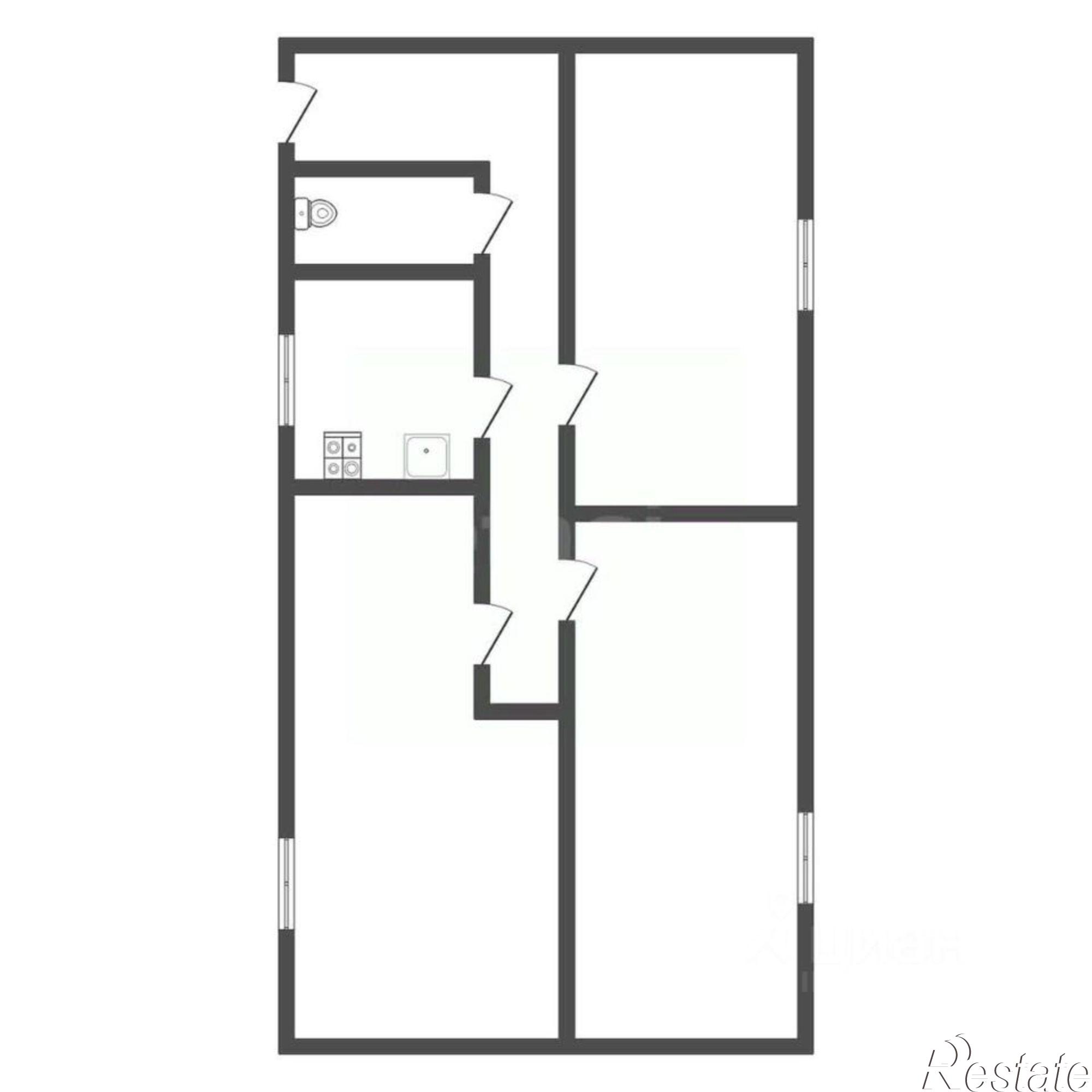 Купить комнату за 1 200 000 рублей на улица Луначарского, 17 к1