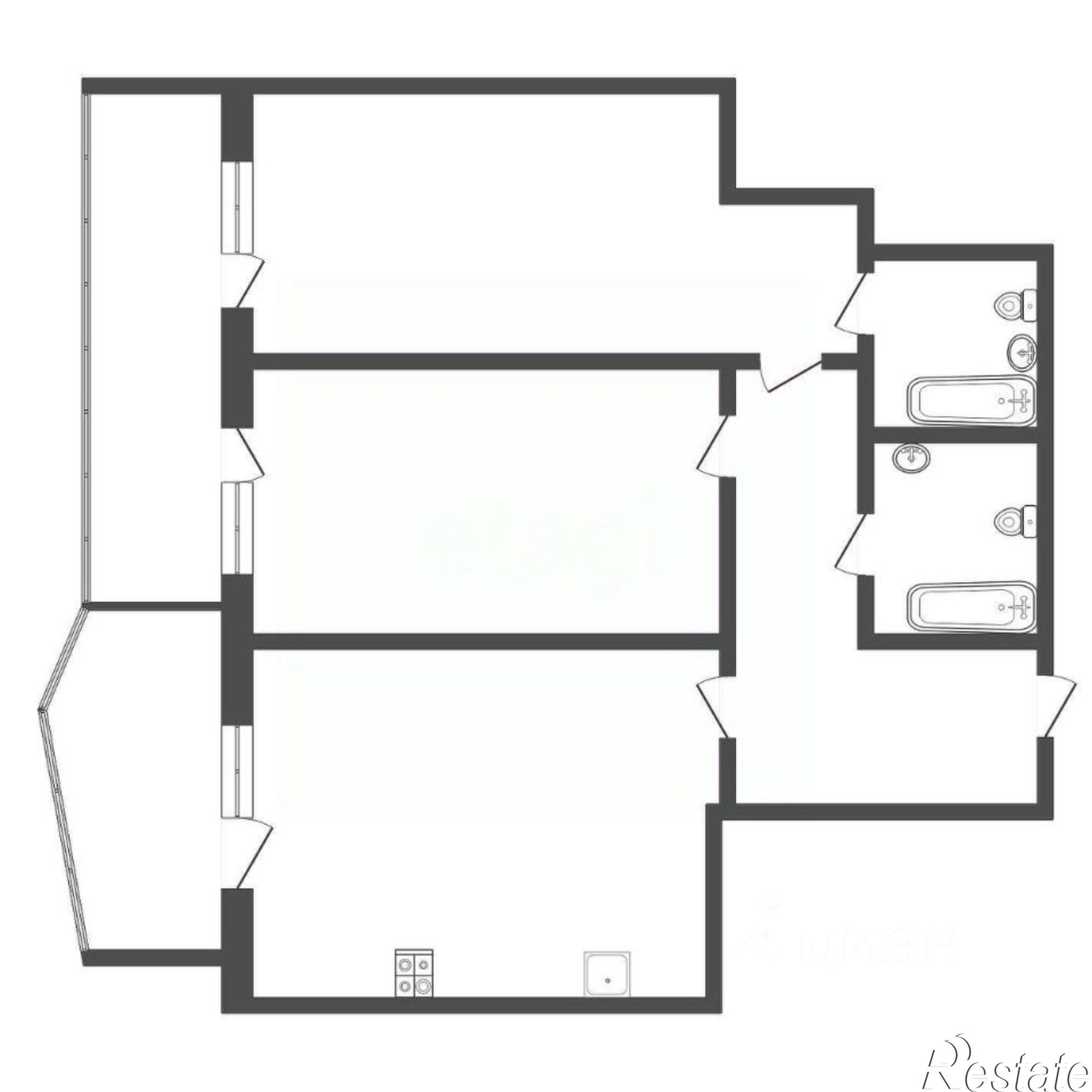 Купить квартиру за 20 750 000 рублей на улица Свободы, 35