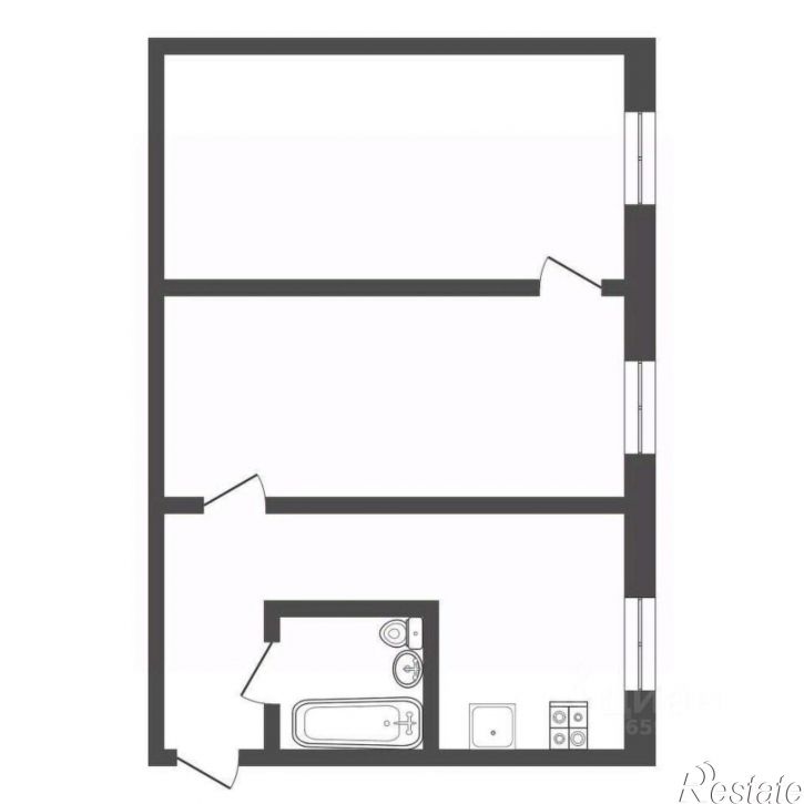 2-комн квартира