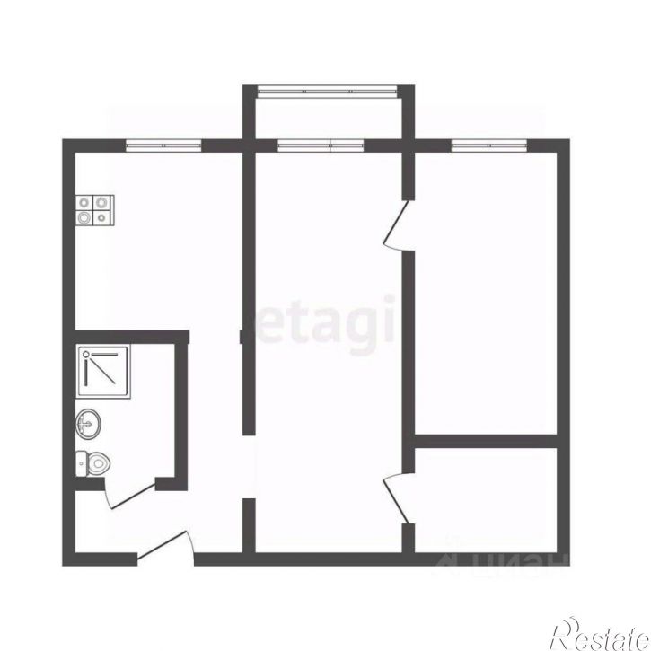 2-комн квартира Одоевское шоссе, 98,  д. 98