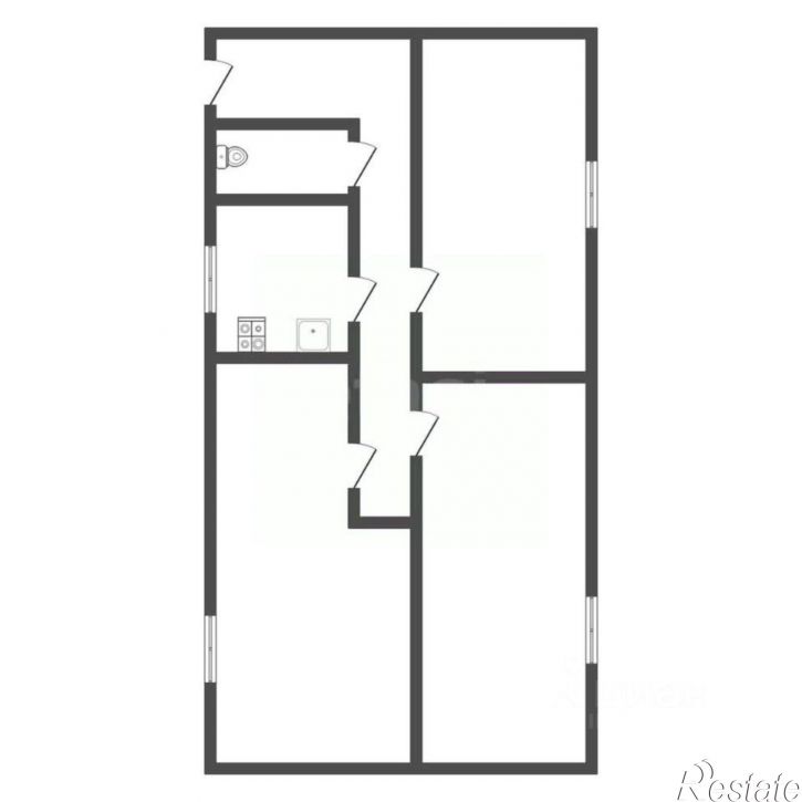 Комната улица Луначарского, 17 к1,  д. 17 к1