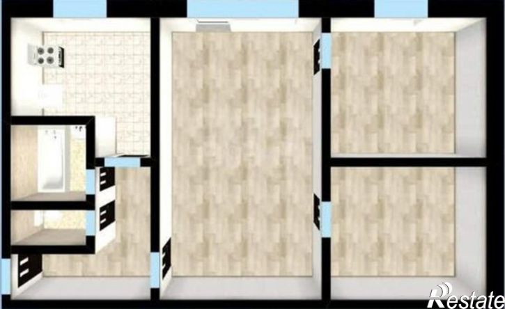 3-комн квартира улица Пузакова, 16,  д. 16