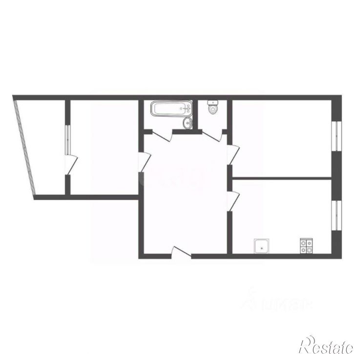 2-комн квартира Самоварная улица, 3,  д. 3