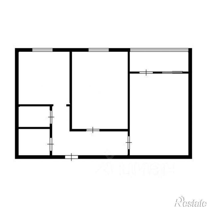 2-комн квартира улица Мезенцева, 44 к3,  д. 44 к3