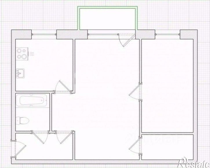 2-комн квартира улица Кутузова, 108,  д. 108