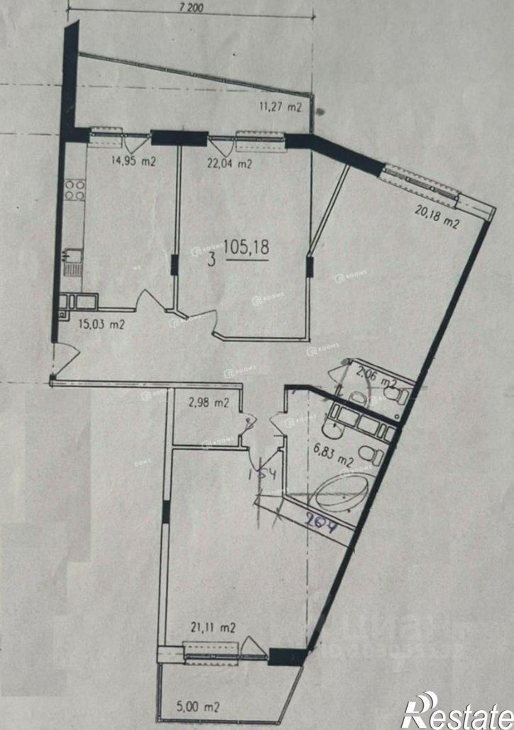 3-комн квартира улица Макаренко, 9Б,  д. 9Б
