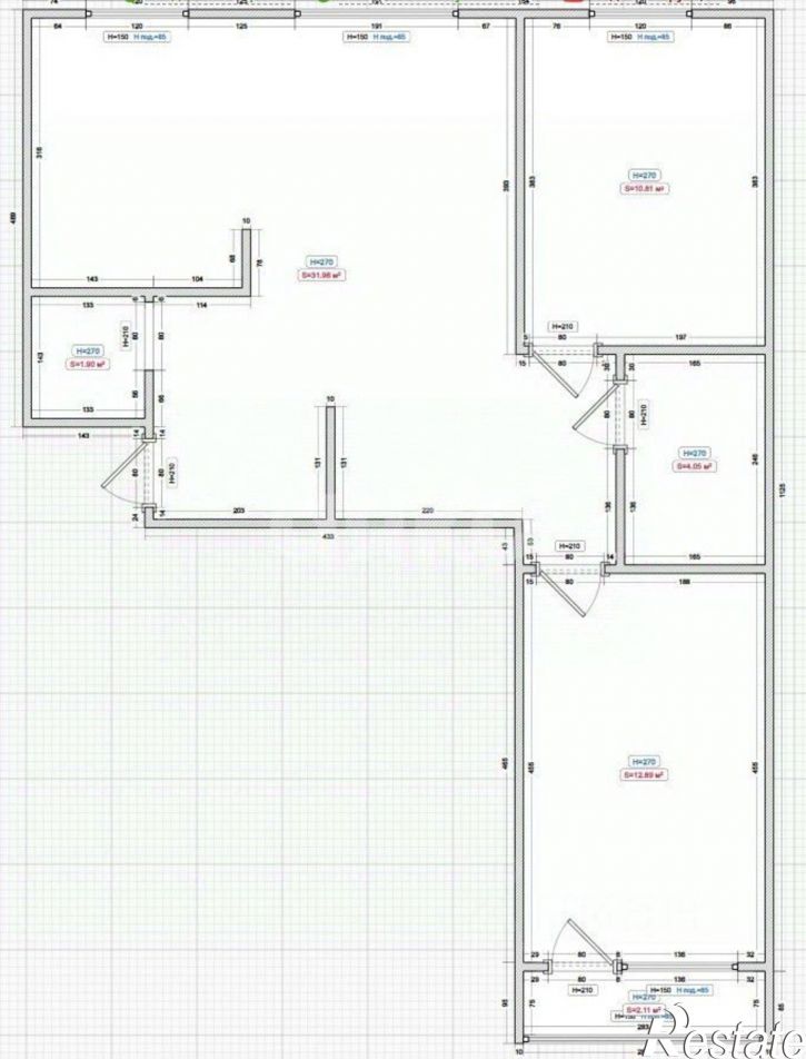 3-комн квартира улица Марата, 35В,  д. 35В