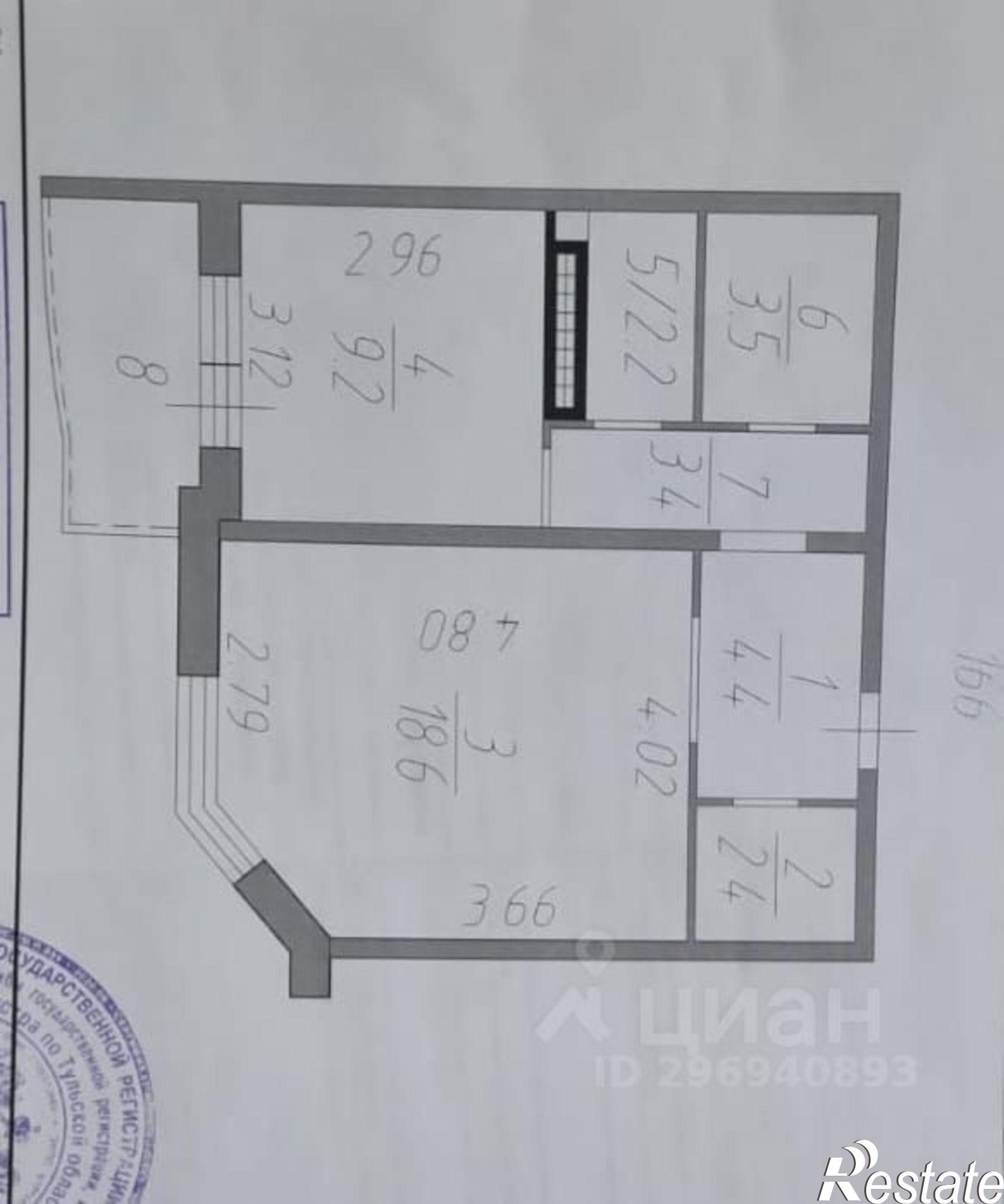 Купить квартиру за 4 300 000 рублей на улица Хворостухина, 15