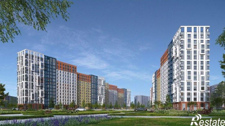 1-комн квартира в новом доме посёлок Горелки, Большая улица