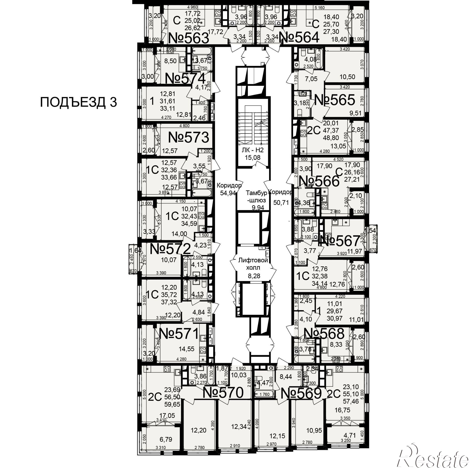 Купить квартиру за 4 096 800 рублей на посёлок Горелки, Большая улица
