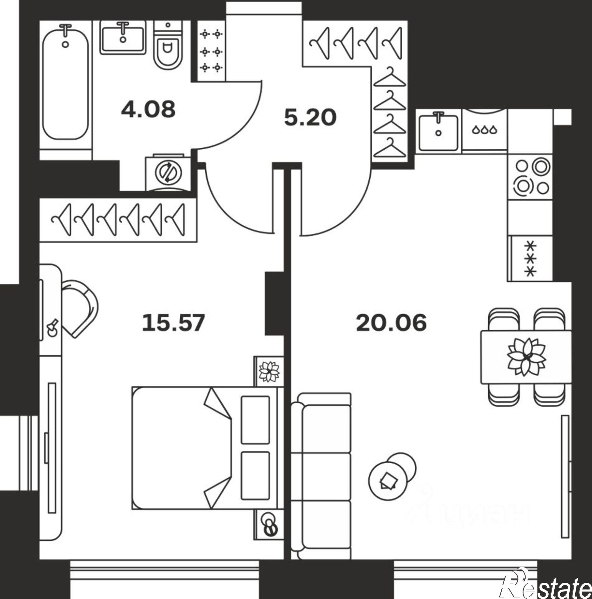 Купить квартиру за 5 613 750 рублей на Самоварная улица, 21
