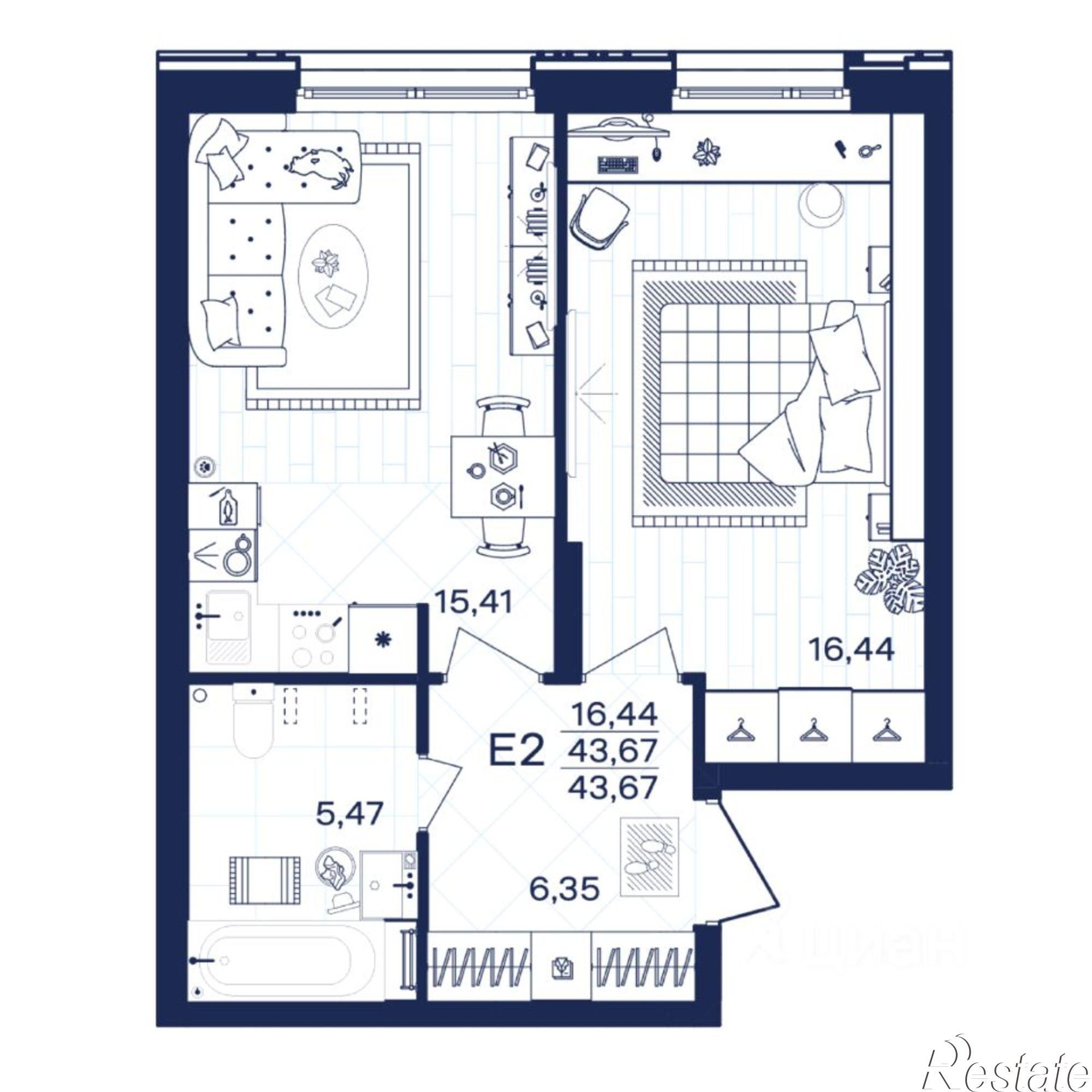 Купить квартиру за 6 999 000 рублей на Путейская улица, 13