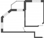 2-комн, 56кв м, этаж 20/25 проспект Ленина, 112
