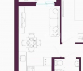 1-комн, 36кв м, этаж 8/10 ул Пряничная, 4