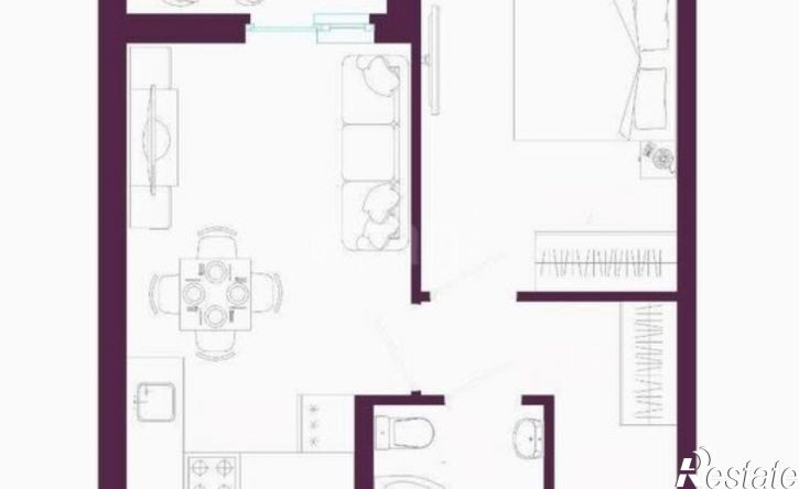 1-комн квартира ул Пряничная, 4,  д. 4