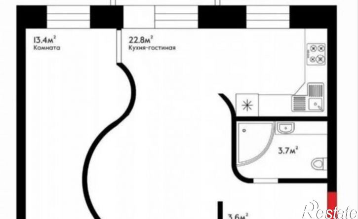 2-комн квартира пр-кт Ленина, 117,  д. 117
