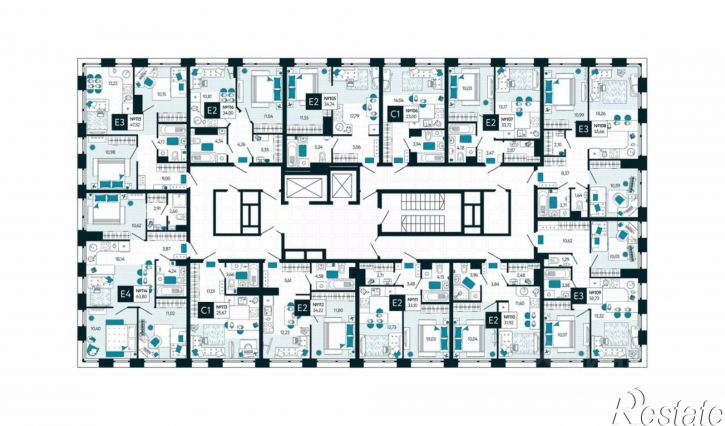 2-комн квартира в новом доме улица Чмутова, 158,  д. 158