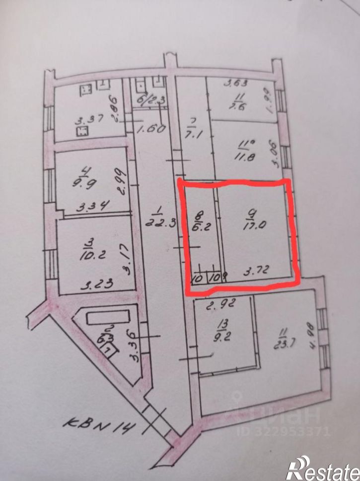 Комната улица Кауля, 29,  д. 29