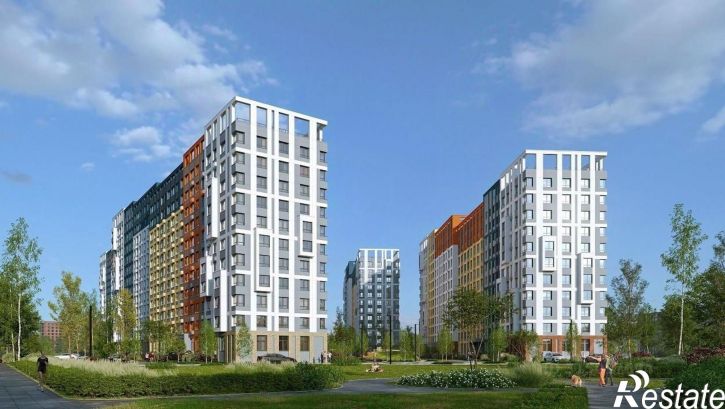 1-комн квартира в новом доме посёлок Горелки, Большая улица