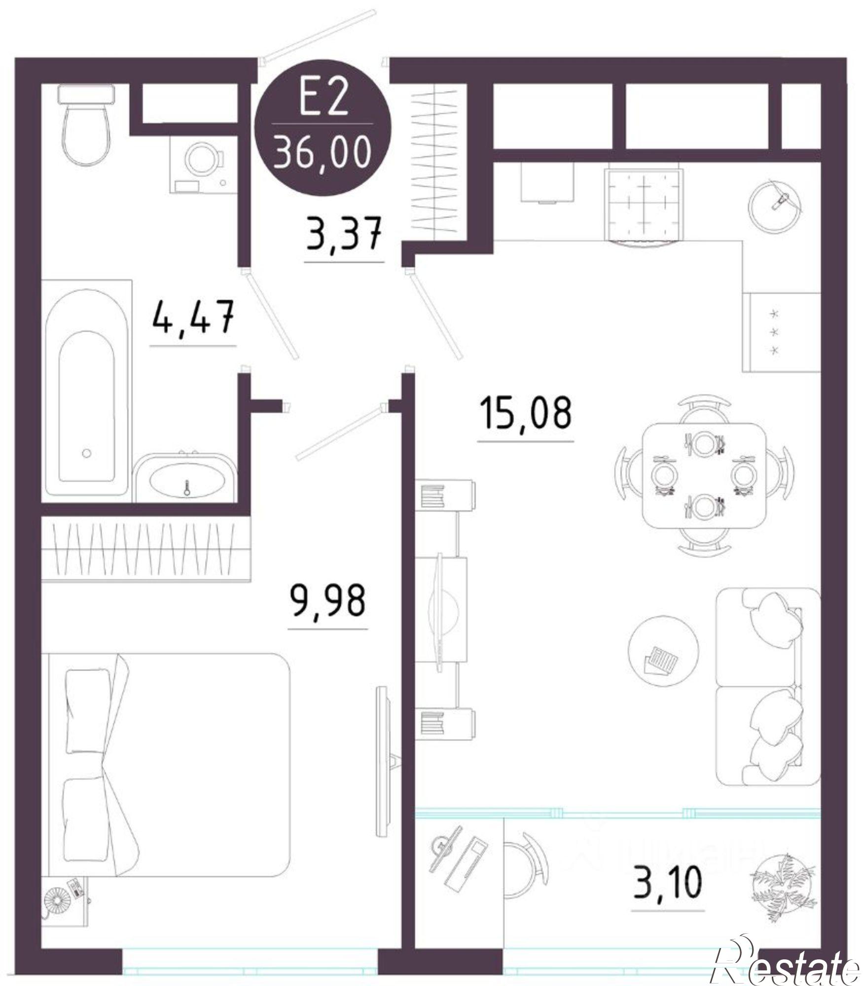 Купить квартиру за 4 570 920 рублей на Большая улица, 6