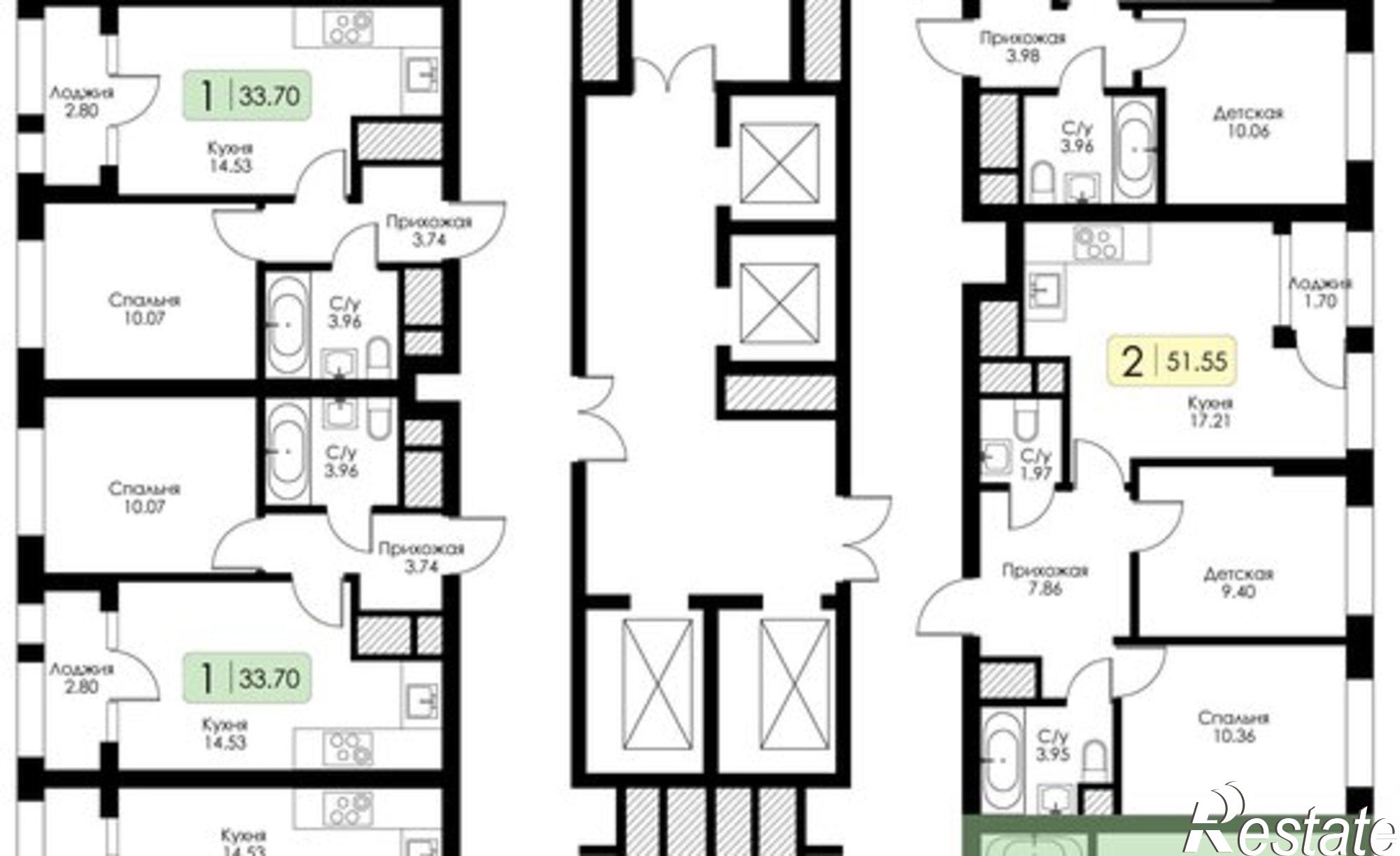 Купить квартиру за 4 908 260 рублей на ул Ряжская, 23