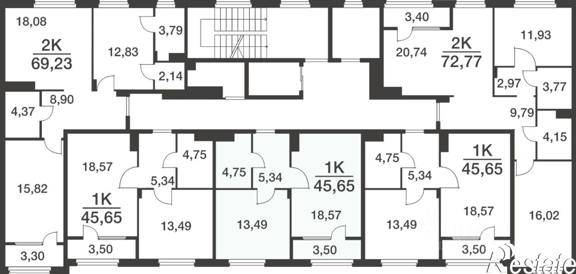 Купить квартиру за 7 615 300 рублей на улица Карпова, 103А