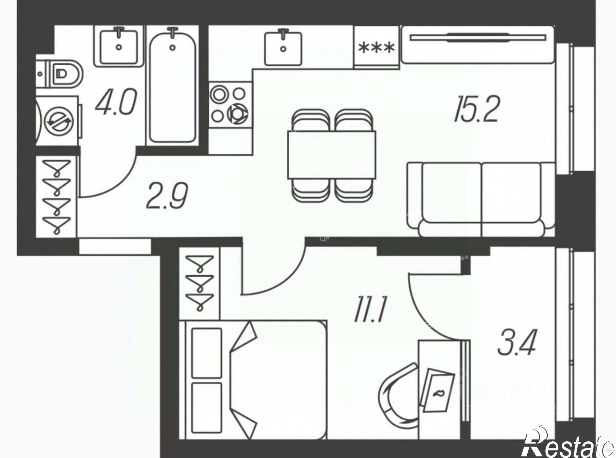 Купить квартиру за 6 700 000 рублей на улица Михеева, 3