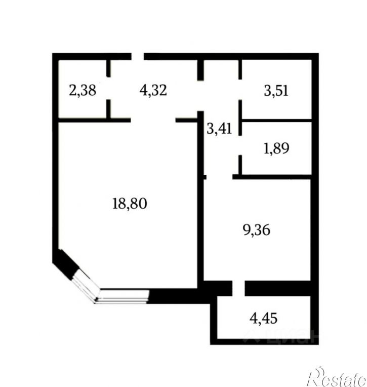 1-комн квартира ул Хворостухина, 15,  д. 15