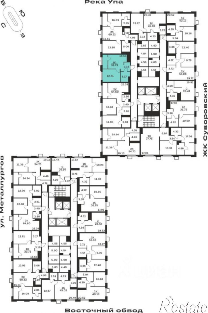 1-комн квартира в новом доме ул Академика Насоновой, 18,  д. 18