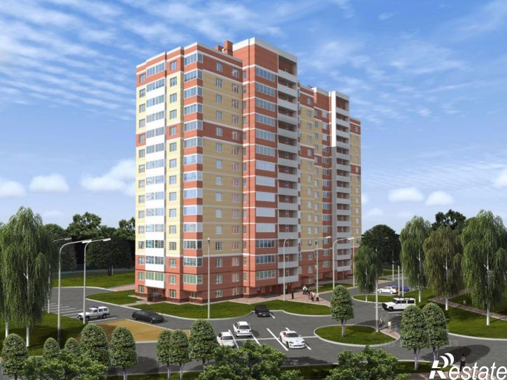 2-комн квартира в новом доме улица Академика Насоновой, 3,  д. 3