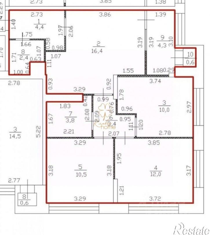 3-комн квартира Тула г., Зареченский, Ключевая ул., д.8