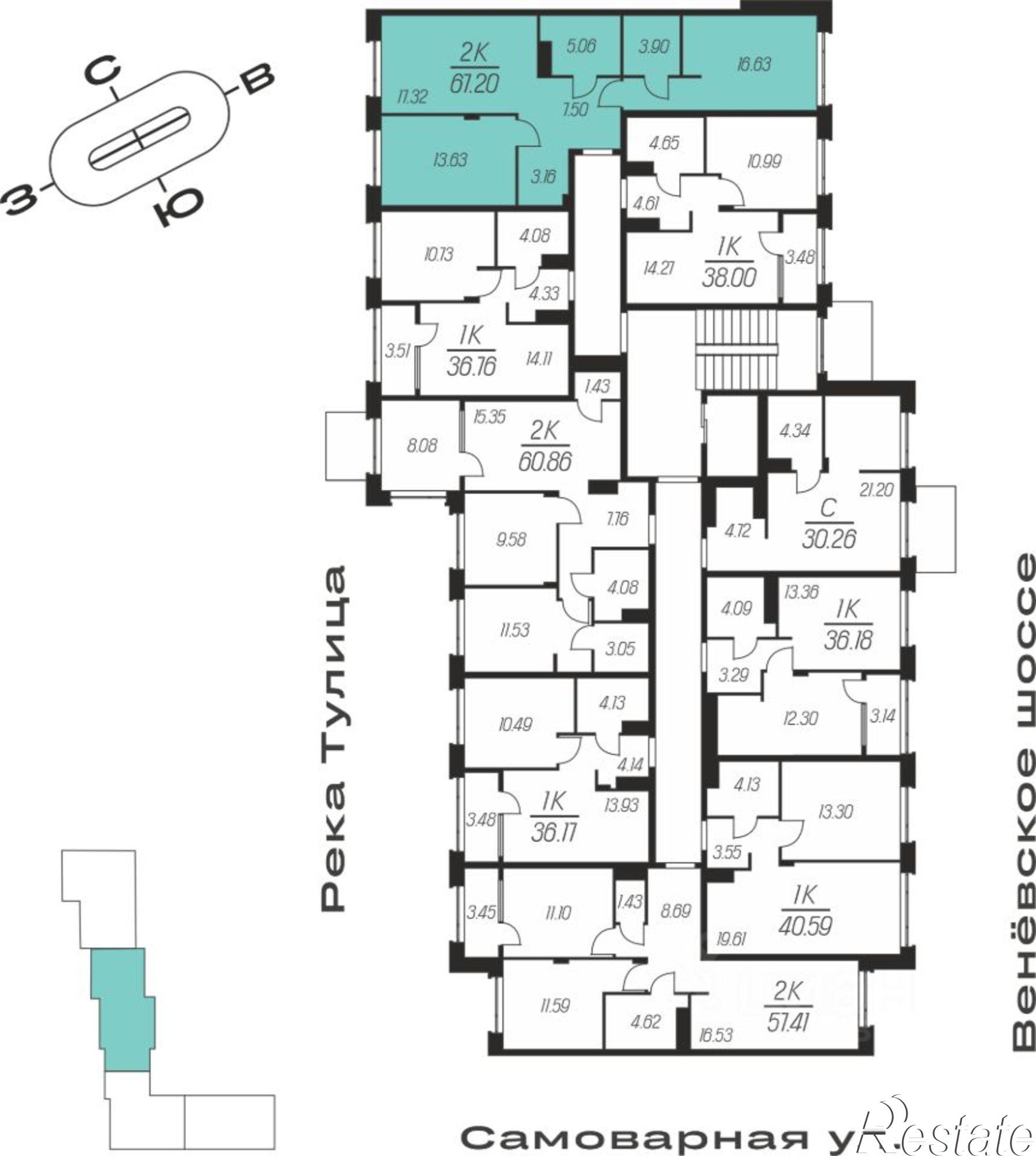 Купить квартиру за 7 728 000 рублей на Самоварная улица