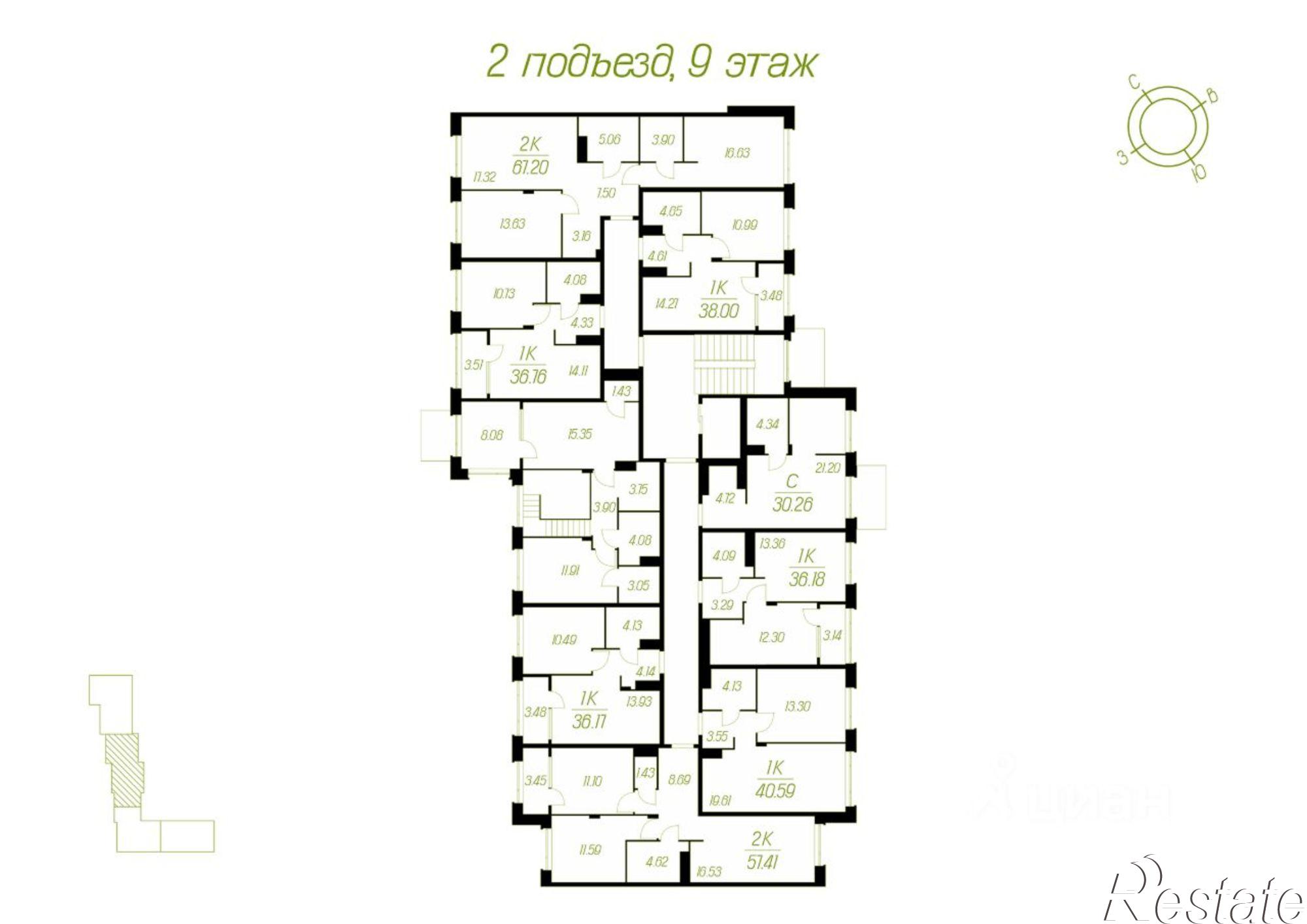 Купить квартиру за 7 728 000 рублей на Самоварная улица