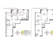 3-комн, 81 кв м, этаж 1/9 Ключевая улица, 3