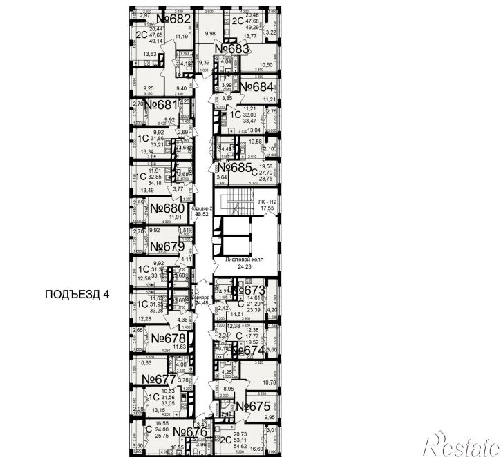 2-комн квартира в новом доме Большая улица, 6А/1,  д. 6А/1