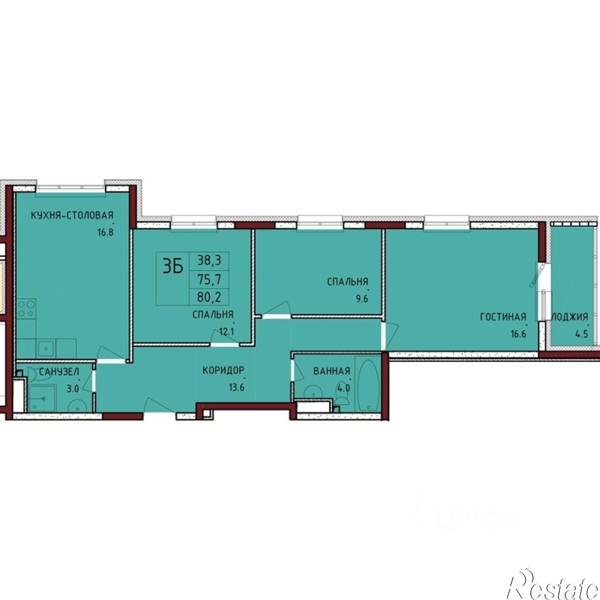 Купить квартиру за 8 822 000 рублей на улица Аркадия Шипунова, 1