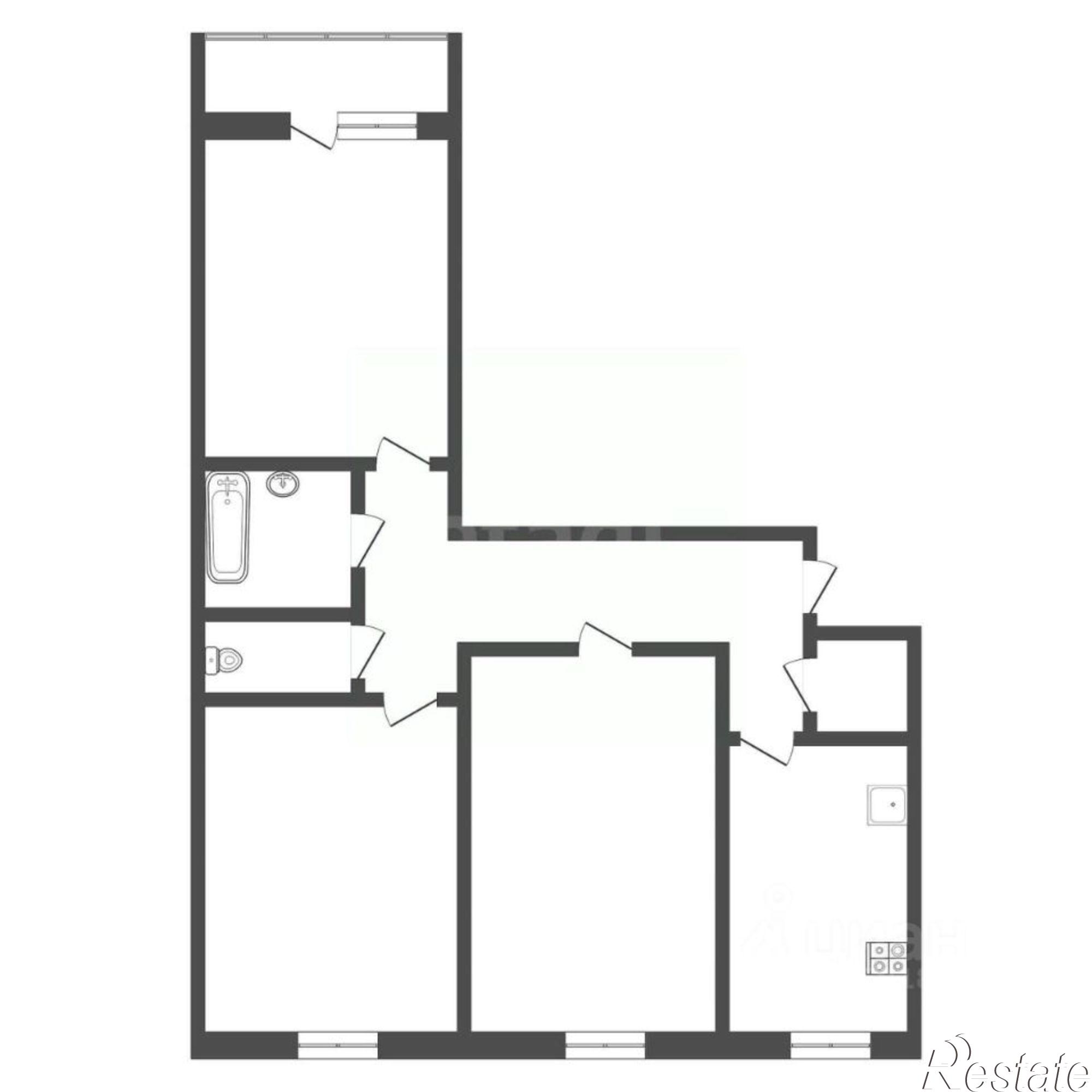 Купить квартиру за 6 900 000 рублей на Приупская улица, 8А