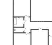 3-комн, 68кв м, этаж 3/10 Приупская улица, 8А