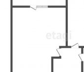 1-комн, 37кв м, этаж 5/9 Самоварная улица, 16