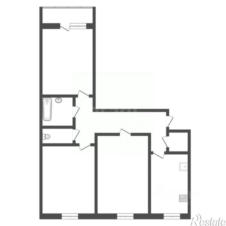 3-комн квартира Приупская улица, 8А,  д. 8А