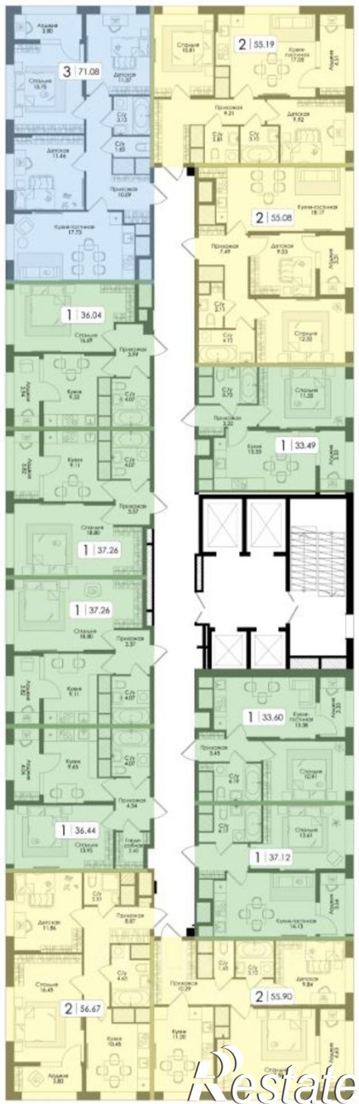 1-комн квартира в новом доме Торховский проезд, 4,  д. 4