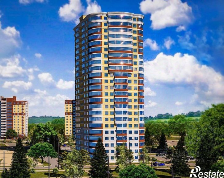 2-комн квартира в новом доме улица Академика Насоновой, 1А,  д. 1А