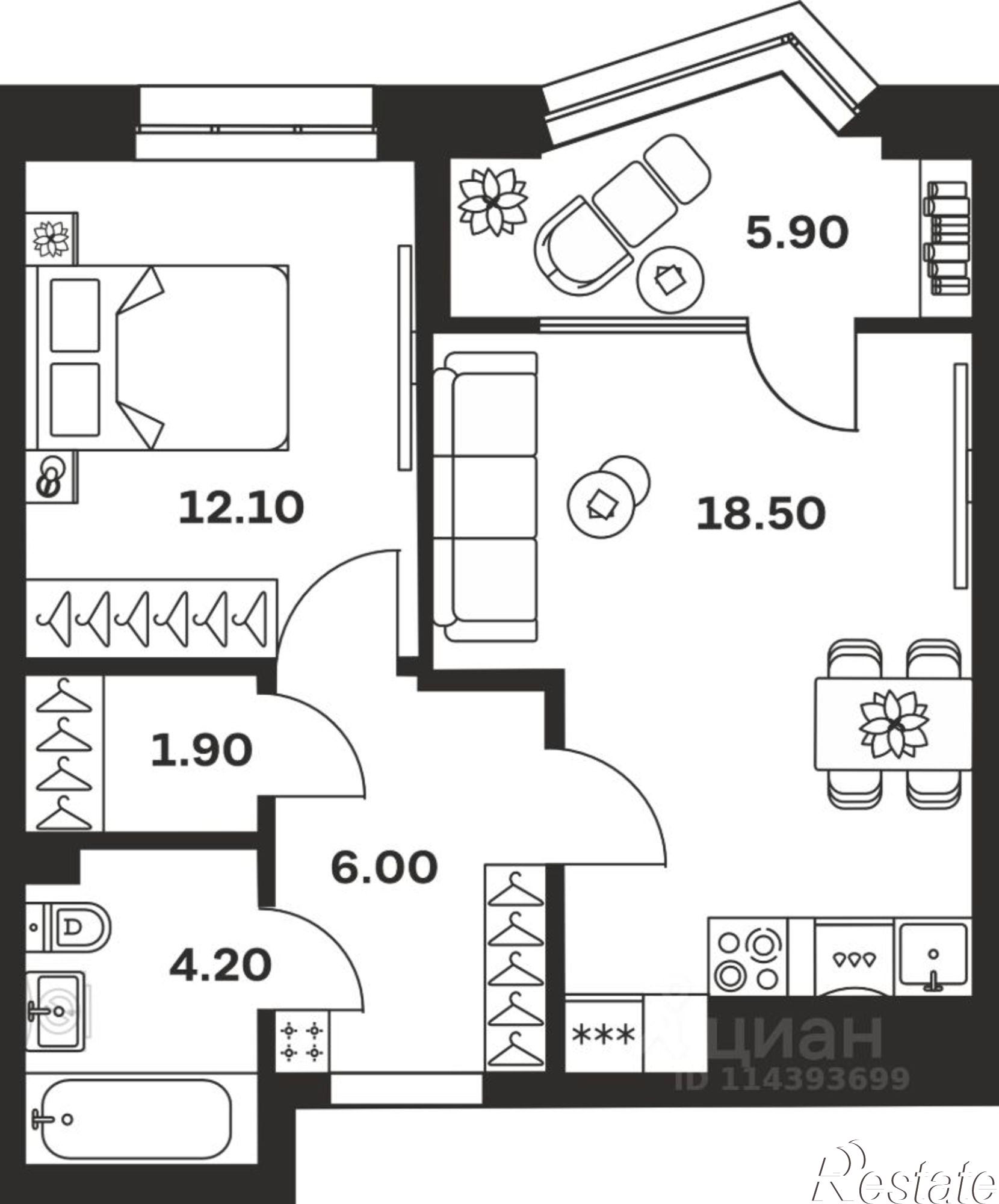 Купить квартиру за 8 388 720 рублей на улица Михеева, 11