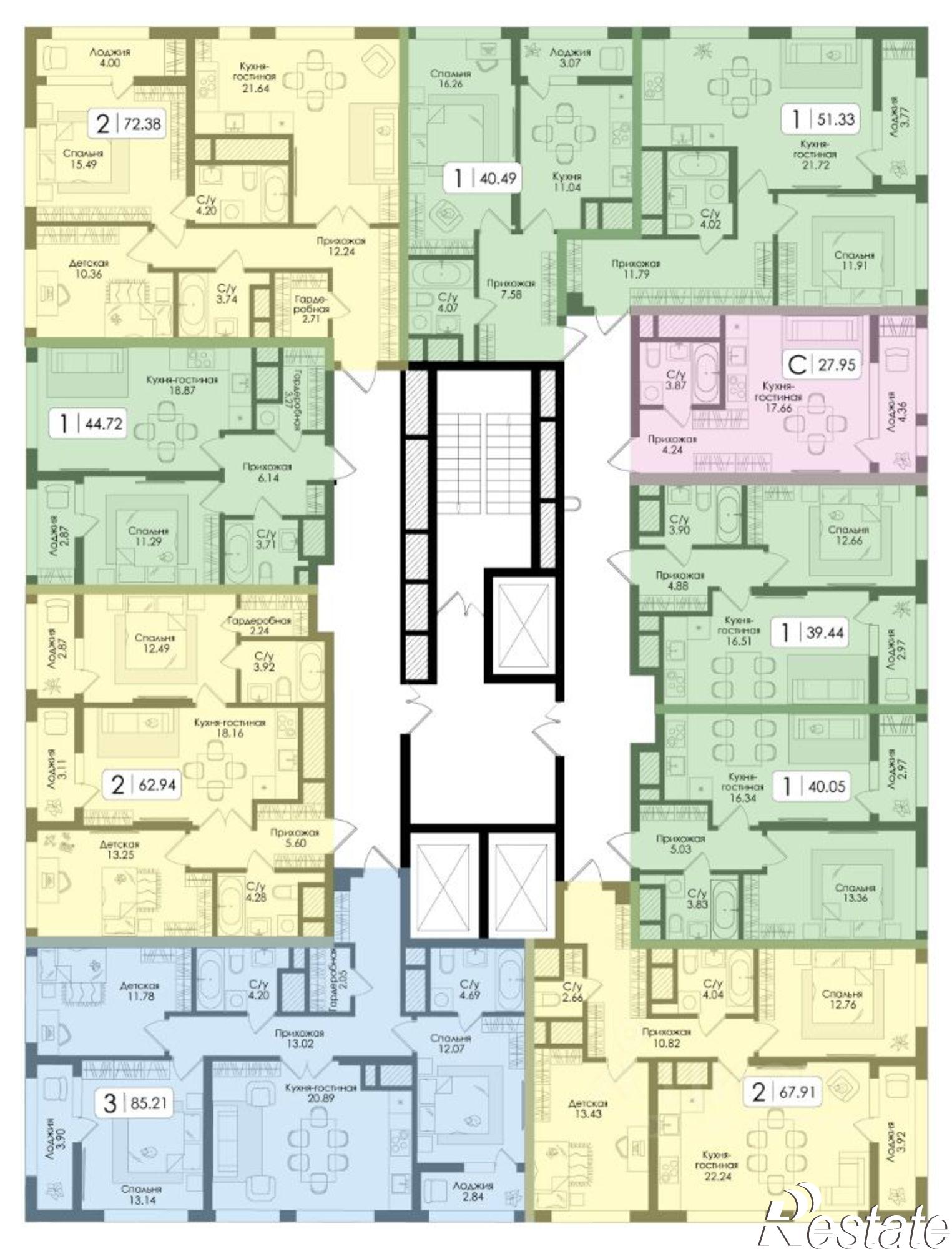 Купить квартиру за 5 417 830 рублей на Торховский проезд, 6 к1