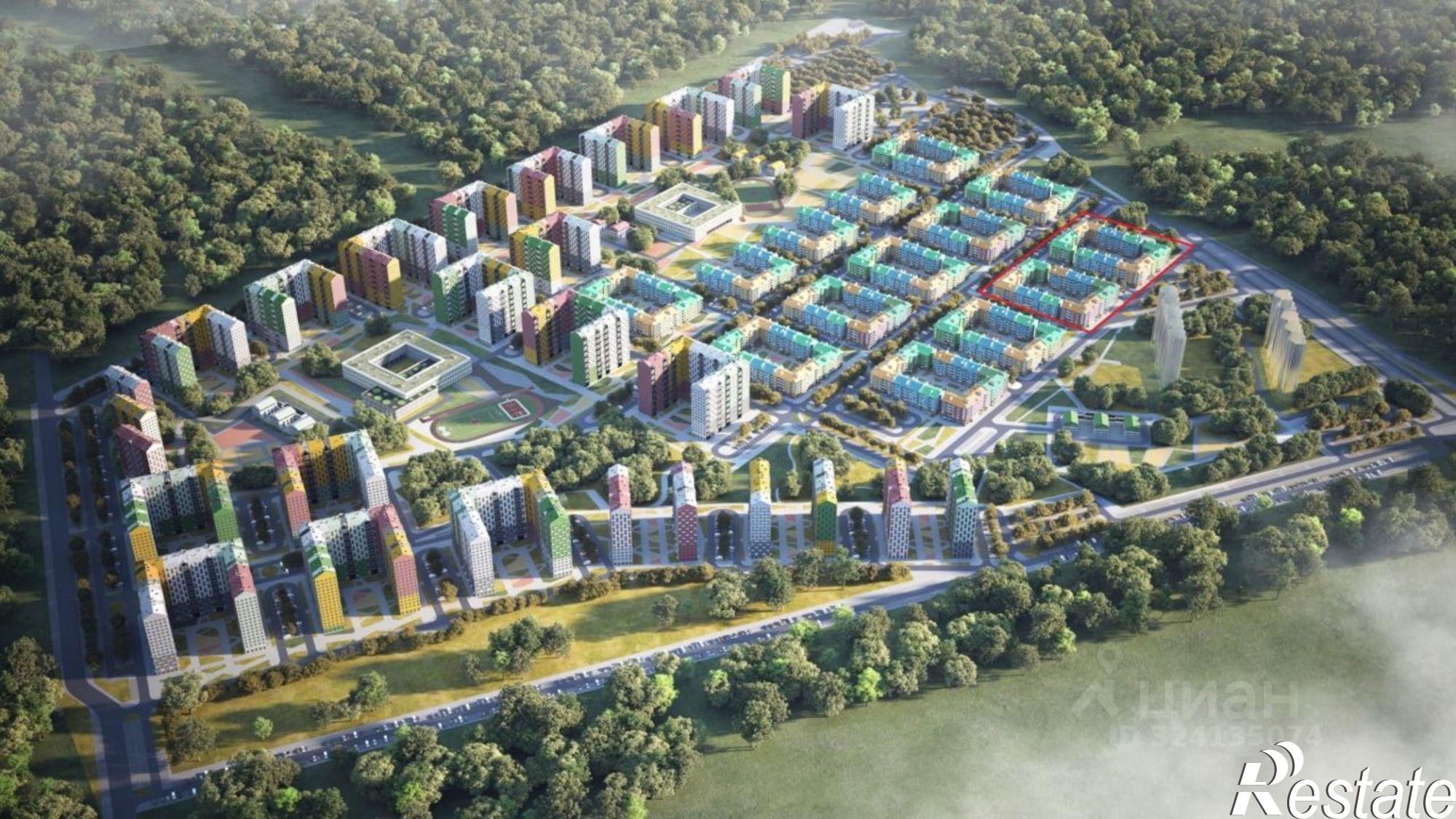 Купить квартиру за 6 532 570 рублей на улица Героев России, 6