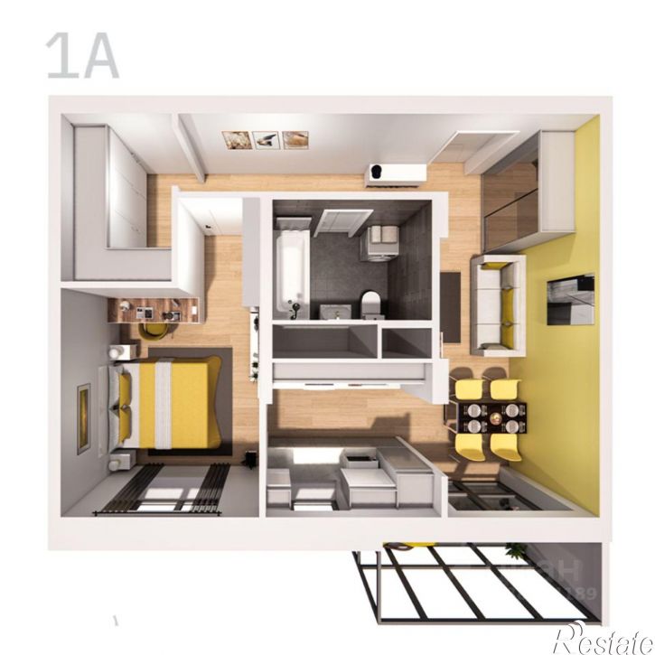 1-комн квартира в новом доме ул Некрасова, 4Б,  д. 4Б